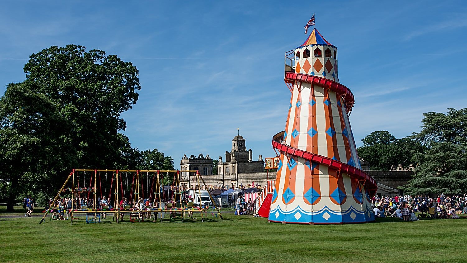 a fairground at longleat summer festival one of the best things to do this june near bristol