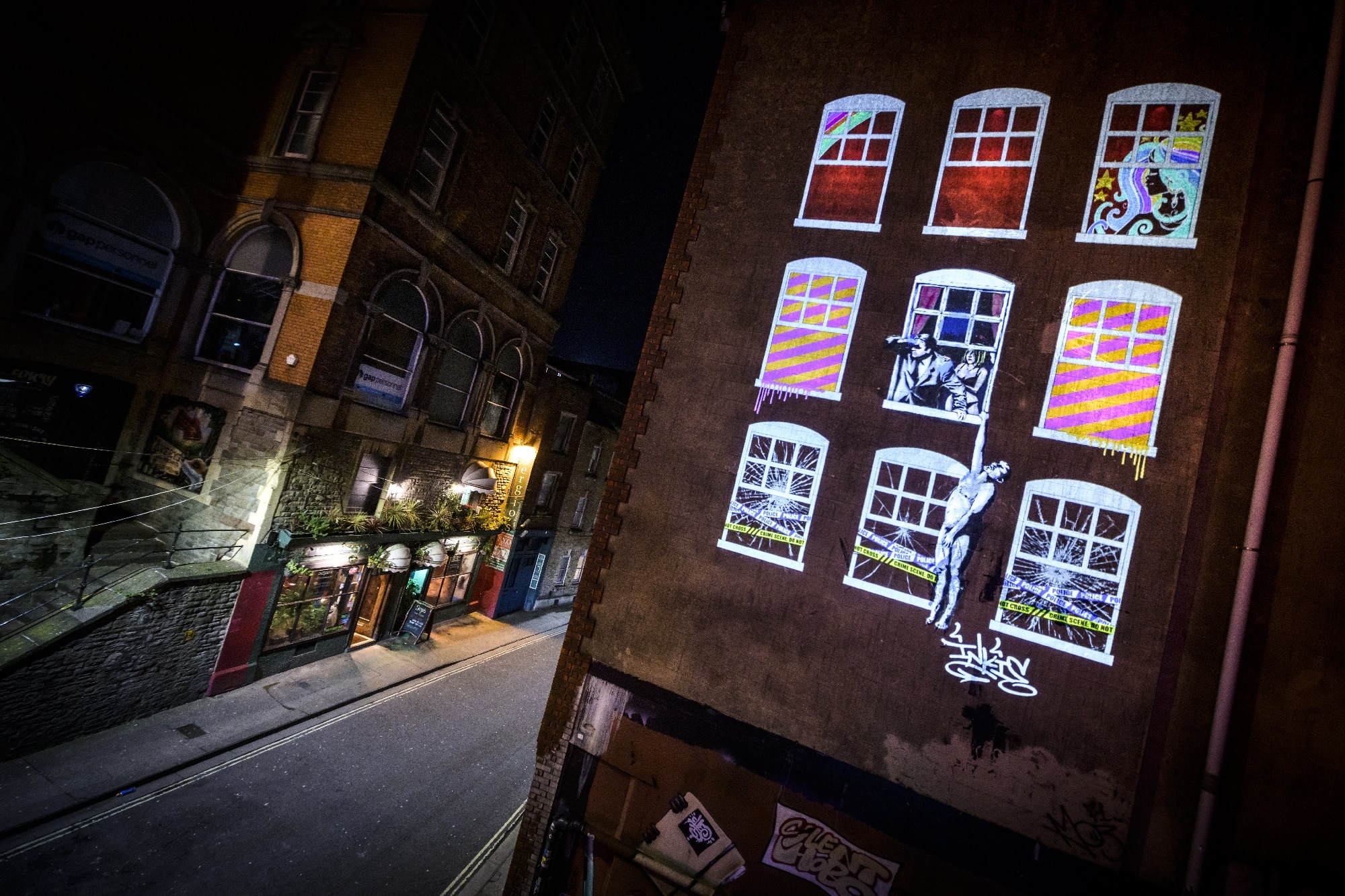 Bristol Light Festival - Neighbours (photo credit Andre Pattenden)