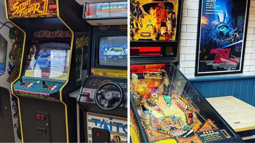Four Quarters in Bristol arcade machine and pinball machine