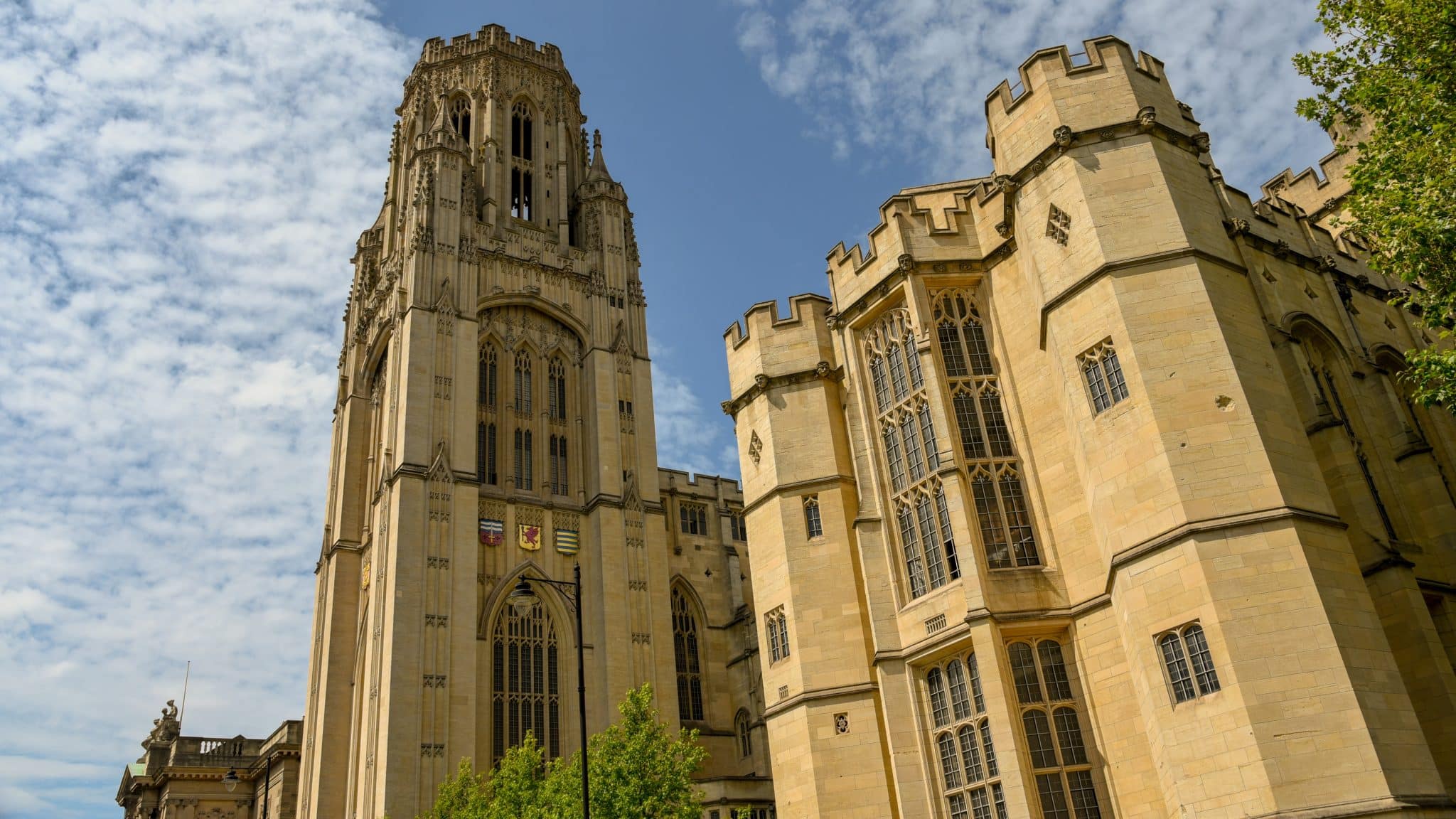 Wills Memorial Building in the Bristol University, one of the most beautiful buildings in Bristol