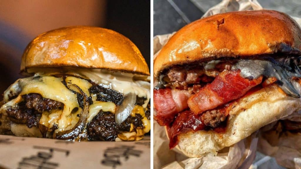 Both the burger from Fattso and Squeezed, nominated for the National Burger Awards