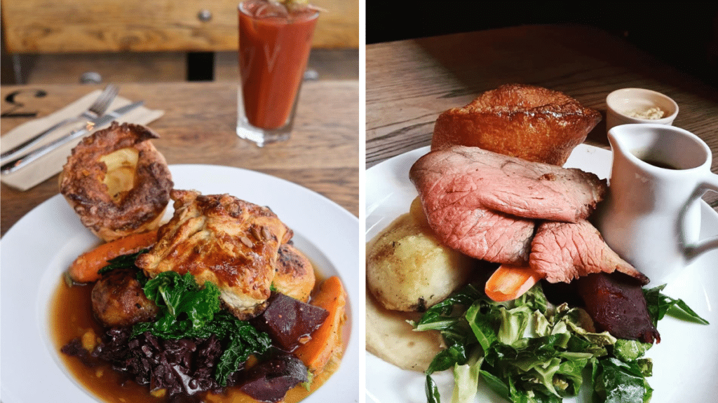 Two Sunday roasts from Bristol