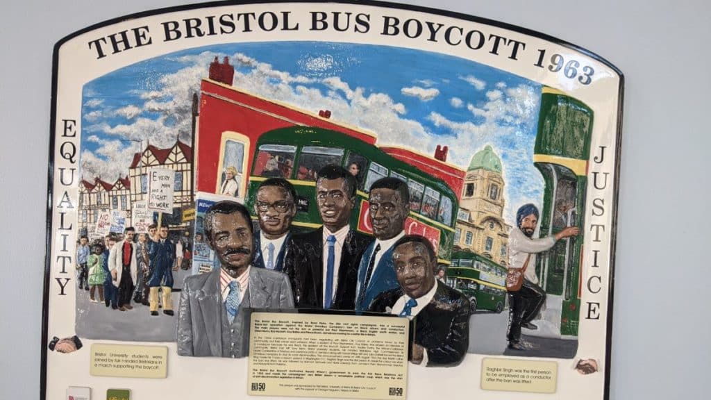 Bristol Bus Boycott Plaque