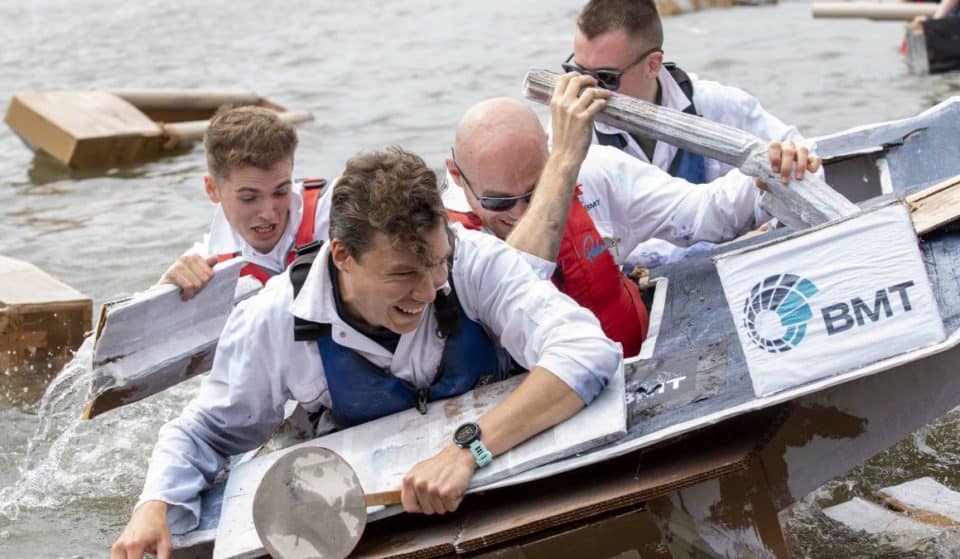 Ready, Set, Go On A Cardboard Boat Race At This Year’s Bristol Harbour Festival