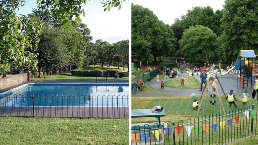 St Andrew's park paddling pool and playground