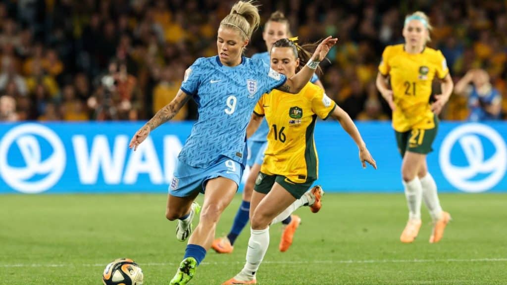 England playing in the Women's World Cup 2023