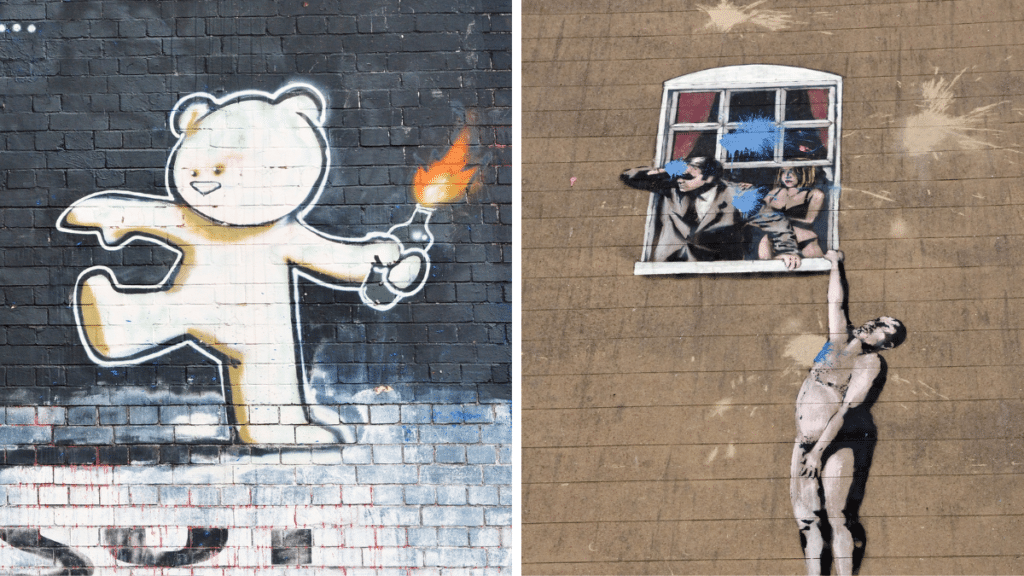Banksy street art in Bristol