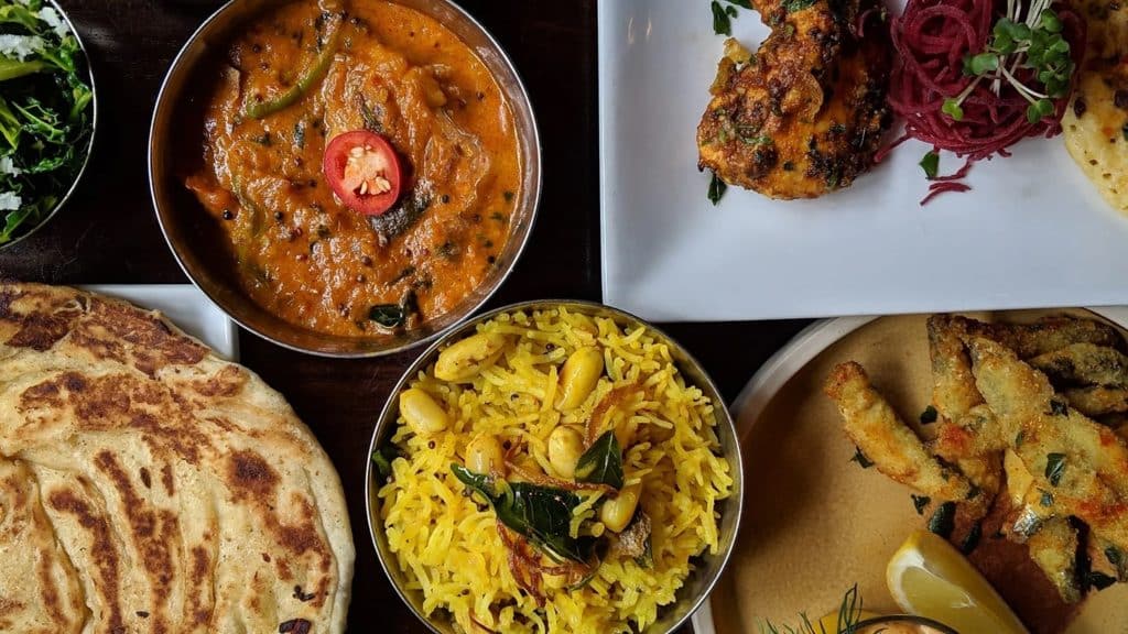A range of curry dishes from Nutmeg
