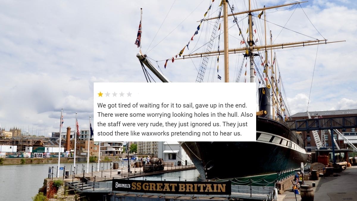 Brunels SS Great Britain, famous steam ship museum attraction and landmark in the city port of Bristol floating harbour. Bristol, England UK. AUGUST 2018