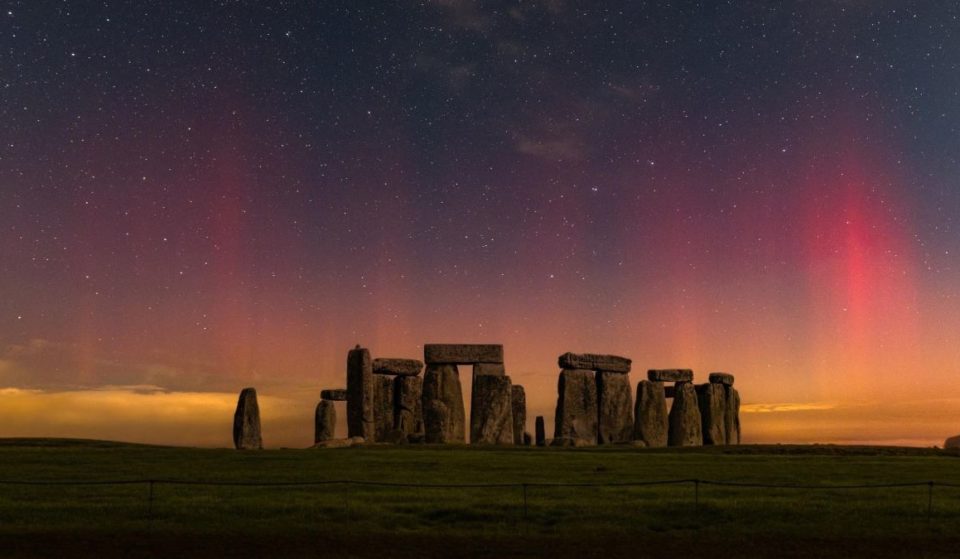 A Rare Sighting Of The Northern Lights Spotted Over Stonehenge